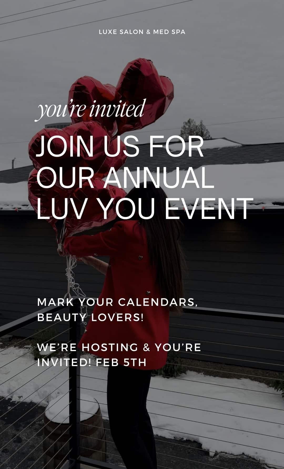 Luxe. Salon and Medspa September Exclusive Offers + Upcoming Event