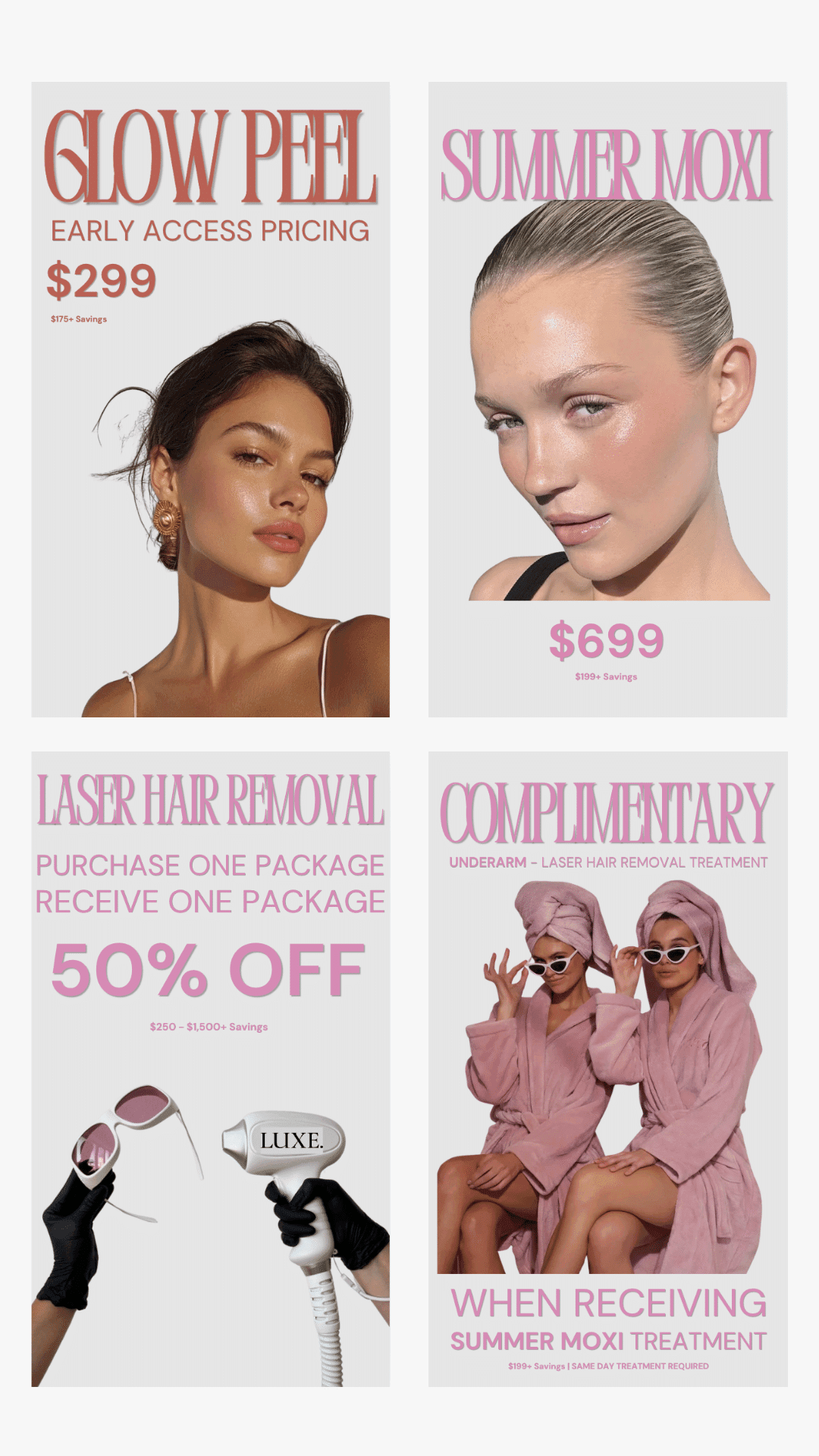 Luxe. Salon and Medspa September Exclusive Offers + Upcoming Event